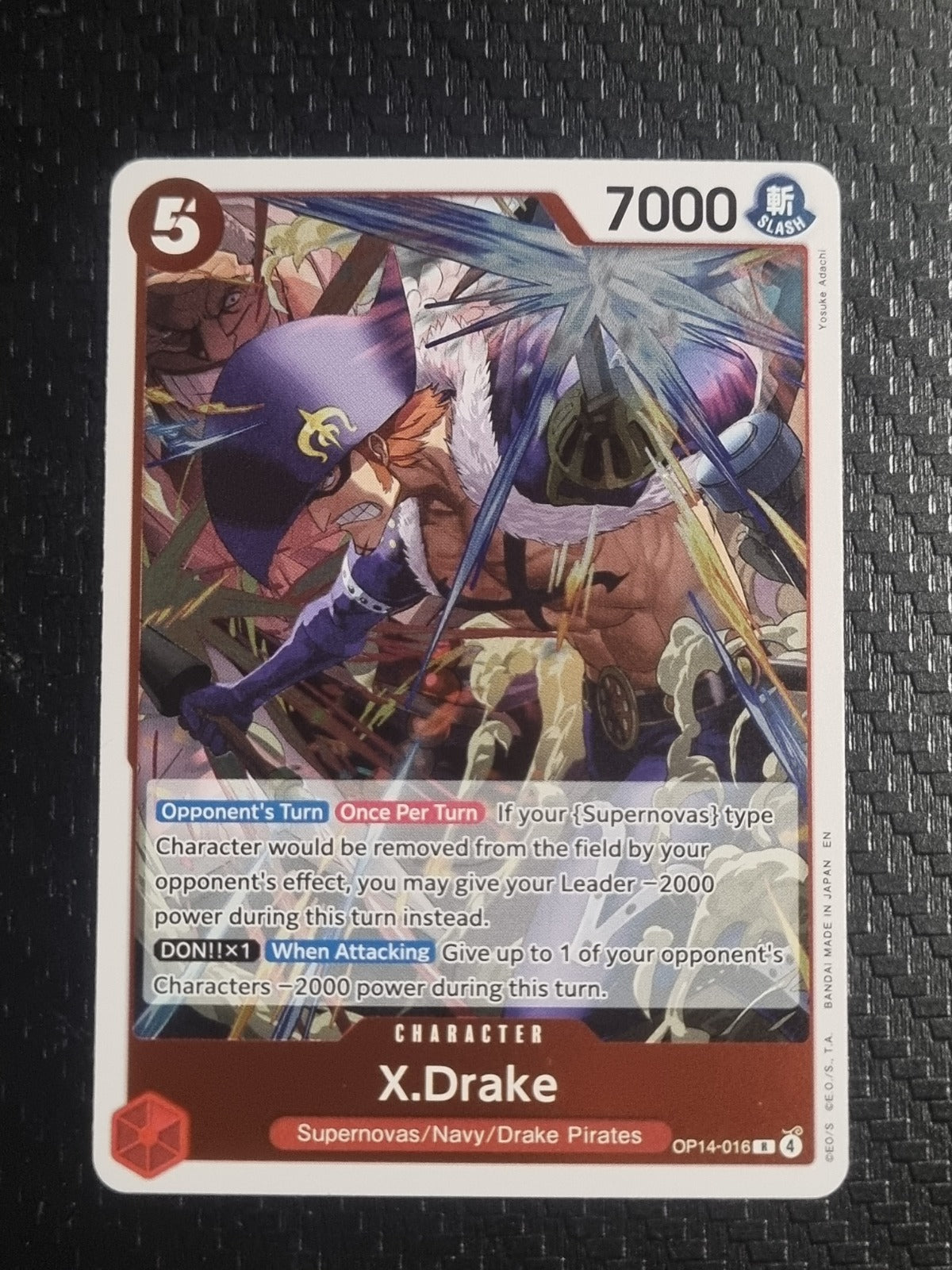 X.Drake Foil R The Azure Sea's Seven OP14-016 NM