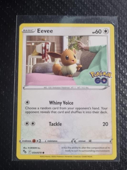 Eevee Common Pokemon GO 054/078 NM