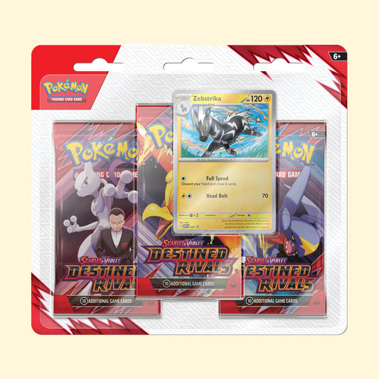 Destined Rivals 3-pack blister Zebstrika