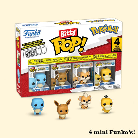 Bitty POP! Mini Funko's: Pokémon Squirtle