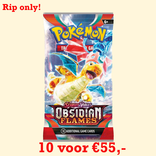 10 voor €55,- Obsidian Flames