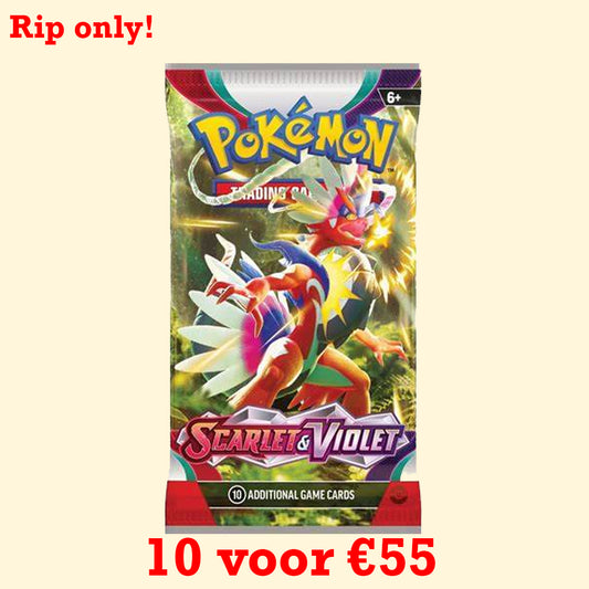 10 voor €55 Scarlet en Violet