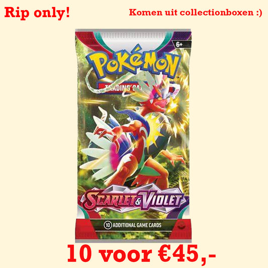 10 voor €45 Scarlet en Violet