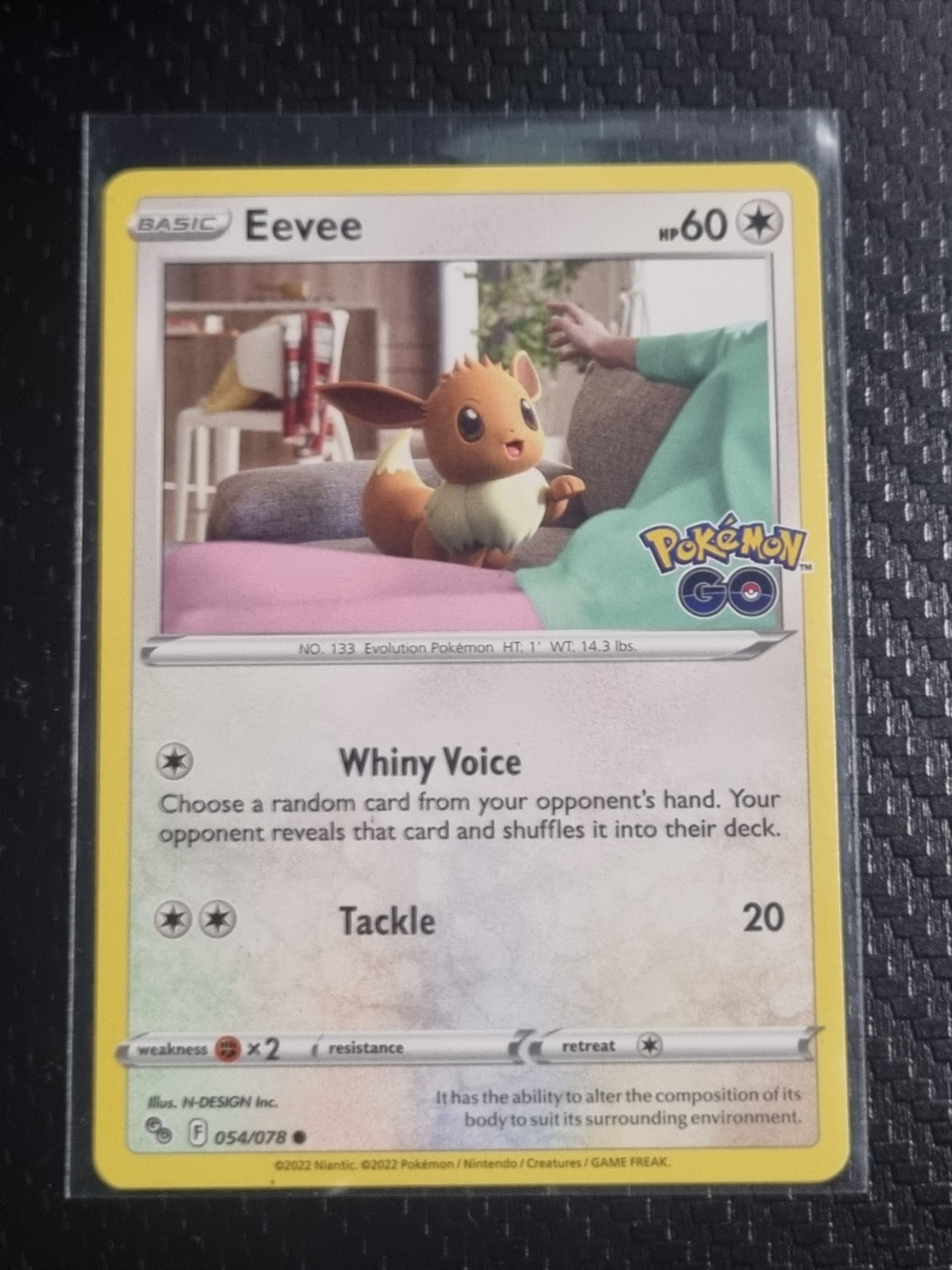 Eevee Common Pokemon GO 054/078 NM