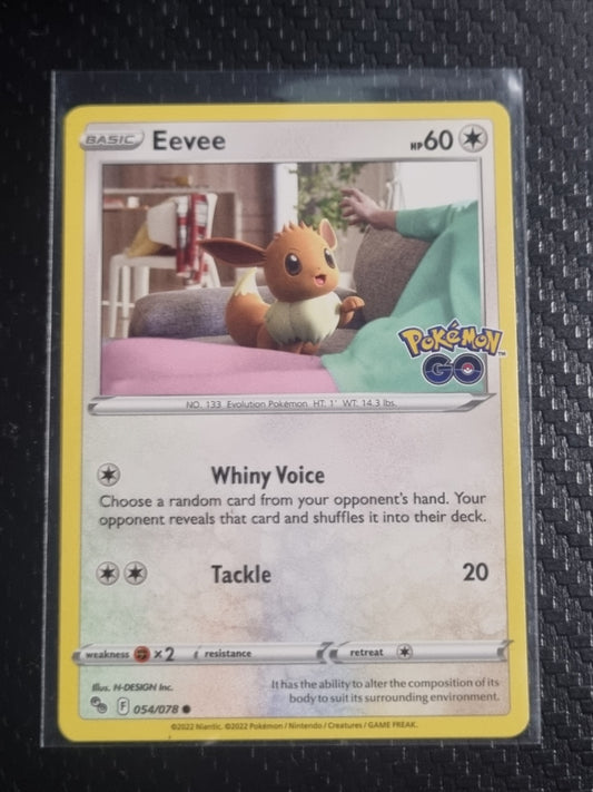 Eevee Common Pokemon GO 054/078 NM